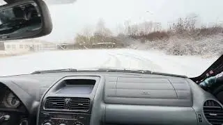 Lexus is200 sportcross winter fun
