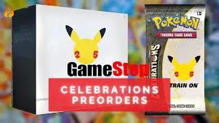 PREORDER POK&Eacute;MON CELEBRATIONS RIGHT NOW! @ GAMESTOP | #Pokemon #Shorts #Celebrations
