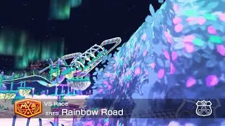 SNES Rainbow Road : Revamped | New Custom Rainbow Road for Mario Kart 8 Deluxe !