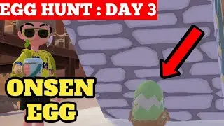 Heartopia | DAY 3 : Winter Frost Guide: How to locate - Onsen Egg #heartopia 