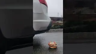 Amazing car tire crushing #shorts