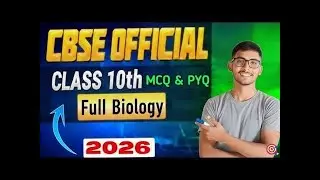 CBSE Class 10 Biology MCQ & PYQ 2026 🔥 | Full Biology | Board Exam Preparation | Manish Kokande