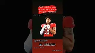 Andres Lehrmann Youngstown State Penguins football 🏈🏈 2022 , inici&oacute; temporada 3 septiembre.