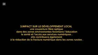 l'impact de la qualit&eacute; du reseau d'acc&egrave;s fibre optique sur le projet simandou 2040
