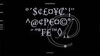 Garamond type specimen