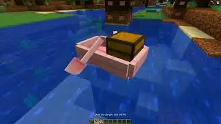 Como Hacer Bote De Cerezo Con Cofre En Minecraft 1.20