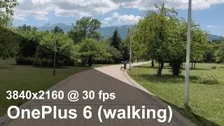 OnePlus 6 (walking) - 4K (UHD) 30 fps camera video sample