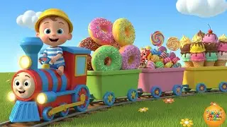 🚂 Toot Toot Train Adventure Song for Kids | HappyRhythmToons
