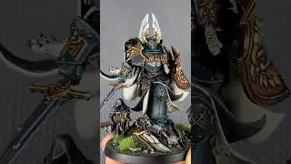 Lion El'Jonson, Primarch of the Dark Angels painting process! #warhammer #warhammer40k #paint #40k