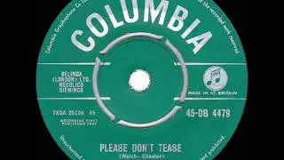 1960 Cliff Richard - Please Don&rsquo;t Tease (#1 UK hit)
