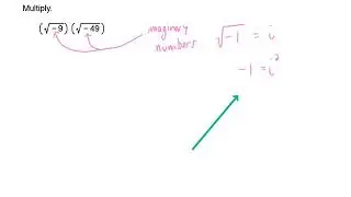 College Algebra Final Review 12: Multiply (sqrt(-9))(sqrt(-49))