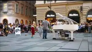 Let Her Go (Passenger) - SAXOMOPHON Cover | Open Piano Vienna Stephansplatz