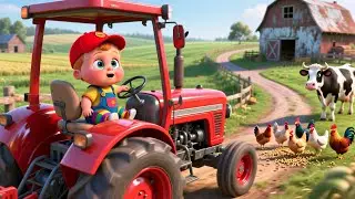 Boom Boom Tractor Day 🚜🎶 | Fun Learning Song for Kids | Preschool Educational Video