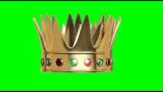 Crown green screen video