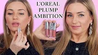 Обзор и образцы масла для губ L'OREAL Plump Ambition Hyluron