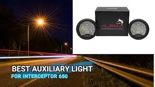 Проблемы с освещением RE Interceptor 650 решены с помощью дополнительного освещения Maddog Alpha