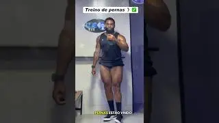 Treino de pernas 🦵🏾 ✅ #academia #muscula&ccedil;&atilde;o #fitness #fyp #teamdarklab