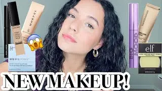 Trying new Makeup releases! KVD, Elf, Morphe, Bare Minerals, and more! | Nina Gutierrez