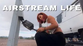 Airstream Life at Lake Havasu | Daily RV Routine + Camp Setup + Easy Camping Meal