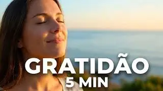 Do caos à paz: 5 minutos de gratidão guiada