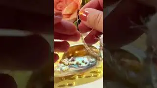 2025 LING LAN Jewelry Unique Leaf-shaped 925 Sterling Silver Handmade FREEDOM Elastic Pearl Ring