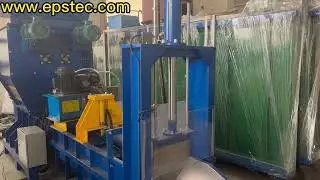 EPS compactor machine for recycling polystyrene foam