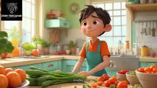 **Title:** *Crunchy the Carrot: From Countertop to Gourmet Glory! | The KitchenAdventures*