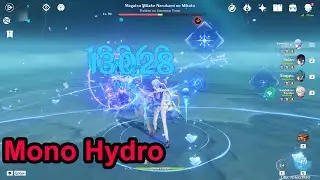Mono Hydro ( Yelan C0 & Ayato C0 & Xingqiu C6 & kazuha C0 ) Vs Raiden Boss Genshin Impact