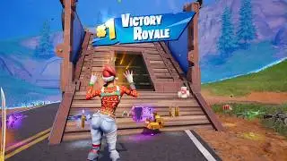 NOG OPS Skin + CANDY AXE Pickaxe Solo Gameplay in FORTNITE!