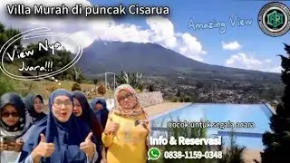 Villa Puncak murah View bagus ada kolam renang - The AZR