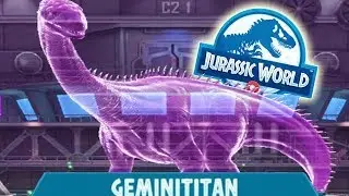 GEMINITITAN NEW UNIQUE HYBRID!!! (JURASSIC WORLD ALIVE)