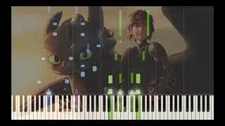 How to train your dragon trilogy - Piano Synth&eacute;sia tutorial