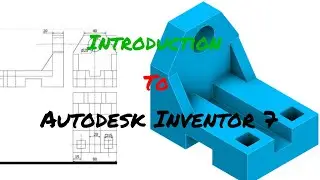 Introduction to Autodesk Inventor 7 In | Technical Drawing | Engineering Drawing