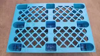 9-Feet Grid Plastic Nestable Pallet