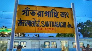 Santraganchi railway station aur Hoogley bridge Kolkata. #Santragachi_Junction_kolkata