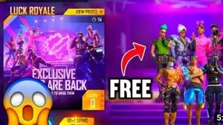 BTS Bundle Is Back With Exclusive Emote 🤑 | New Luck Royal Bts Rare Items In Free Spin 😲garena free