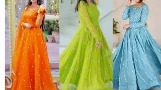 Latest Mirror Work Dress Idea || Eid Dress Designing With Mirror Work 2022