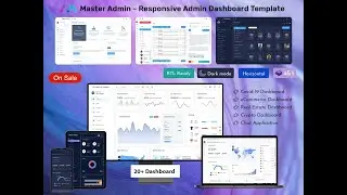 Streamline Data Management & Analytics Using an Intuitive and Responsive Admin Dashboard UI