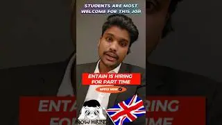 ENTAIN is Hiring Students🇬🇧[Part Time], Apply ASAP!! #uk #shorts #shortvideo #students #parttimejob