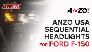 Anzo USA 111408 Headlights With Sequential Blinkers For 2015 -2017 Ford F-150 - Spotlight