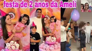 🌟 Emily Mazetto fez a festa de 2 anos da Amelí 