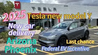 ［EV Life in US］2026 Tesla Model Y  RWD long range｜new car delivered ｜Federal Incentive｜Quicksilver