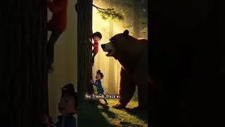 🐻👬 The Bear and The Two Friends &ndash; Heart Touching Moral Story 👬✨ #ai #bear #friends
