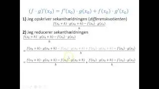 Regneregler - Bevis: Produktfunktionen f·g