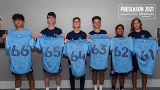 NYCFC Academy Boys Receive Signed Jerseys From First Team | PRESEASON 2021