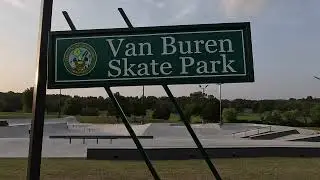 Van Buren Arkansas Skateboard Park Review. Skatepark