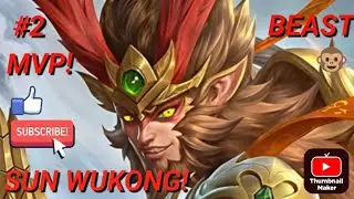 My New Favourite Character! Sun Wukong MobalLegends #2 #mobalegends5v5 #gyangaming #raistar #gaming