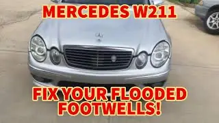 2003 Mercedes E55 W211 Footwell Water Leak Solution