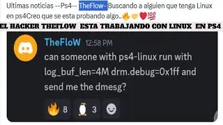 EL HACKER THEFL0W  ESTA TRABAJANDO CON LINUX EN PS4