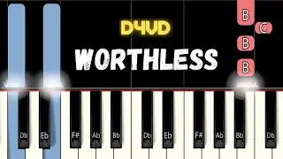 d4vd WORTHLESS | Super Easy Tutorial 